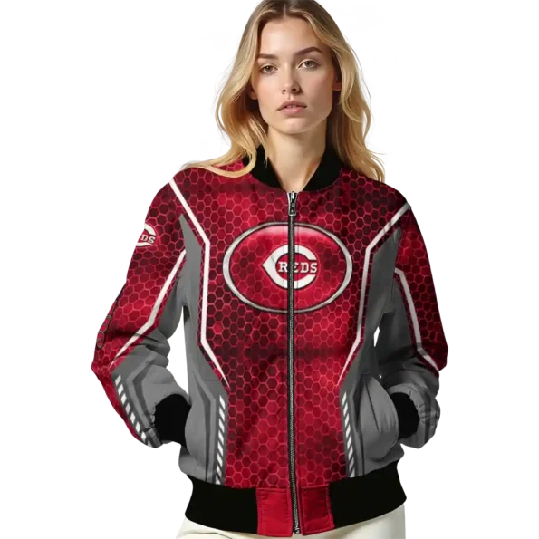 personalized cincinnati reds power plate red bomber jacket latest model