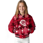 personalized cincinnati reds pyramid shapes red varsity jacket best selling