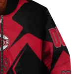 personalized cincinnati reds spider mark red black crocs bomber jacket best selling