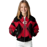personalized cincinnati reds spider mark red black crocs bomber jacket best selling