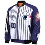 personalized colorado rockies eagle baseball blue white bomber jacket best selling