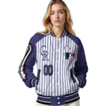 personalized colorado rockies eagle baseball blue white varsity jacket best selling
