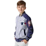 personalized colorado rockies eagle baseball blue white varsity jacket best selling