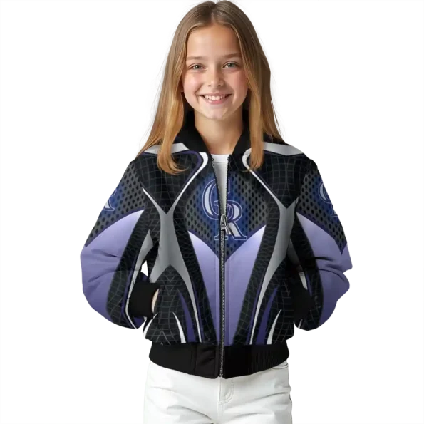 personalized colorado rockies mesh chest black crocs black bomber jacket top rated