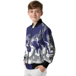 personalized colorado rockies winged blaze blue white bomber jacket best selling