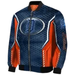 personalized detroit tigers power plate navy bomber jacket best selling