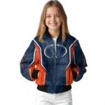 personalized detroit tigers power plate navy bomber jacket best selling