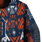 personalized detroit tigers pyramid shapes navy bomber jacket best selling