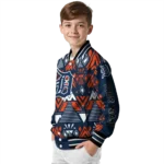 personalized detroit tigers pyramid shapes navy varsity jacket best selling