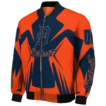 personalized detroit tigers spider mark navy red crocs bomber jacket best selling