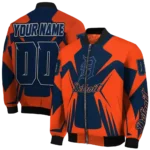 personalized detroit tigers spider mark navy red crocs bomber jacket best selling