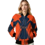 personalized detroit tigers spider mark navy red crocs bomber jacket best selling