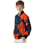 personalized detroit tigers spider mark navy red crocs bomber jacket best selling