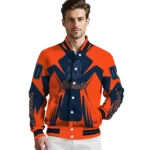personalized detroit tigers spider mark navy red crocs varsity jacket best selling