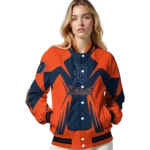 personalized detroit tigers spider mark navy red crocs varsity jacket best selling