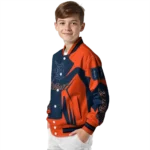 personalized detroit tigers spider mark navy red crocs varsity jacket best selling