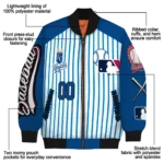 personalized kansas city royals eagle baseball royal blue white bomber jacket best selling