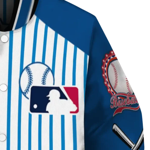 personalized kansas city royals eagle baseball royal blue white varsity jacket premium grade