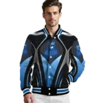 personalized kansas city royals mesh chest tan crocs black varsity jacket best selling