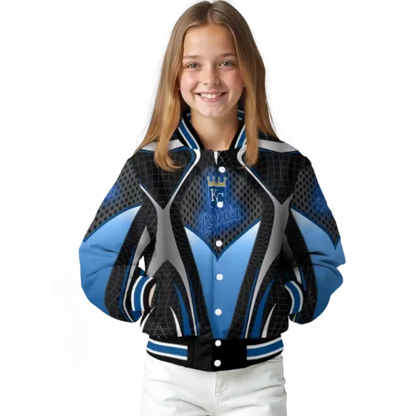 personalized kansas city royals mesh chest tan crocs black varsity jacket top rated