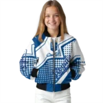 personalized kansas city royals star burst royal blue bomber jacket best selling
