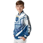 personalized kansas city royals star burst royal blue varsity jacket best selling