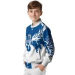 personalized kansas city royals winged blaze royal blue white varsity jacket best selling