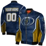 personalized milwaukee brewers power plate navy blue bomber jacket best selling