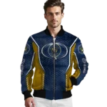 personalized milwaukee brewers power plate navy blue bomber jacket best selling