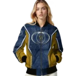 personalized milwaukee brewers power plate navy blue bomber jacket best selling