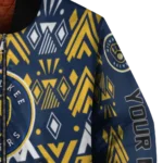personalized milwaukee brewers pyramid shapes navy blue bomber jacket best selling