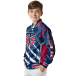 personalized minnesota twins chevron angles navy varsity jacket best selling