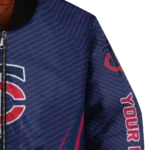 personalized minnesota twins chevron arrow navy bomber jacket best selling