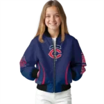 personalized minnesota twins chevron arrow navy bomber jacket best selling