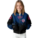personalized minnesota twins flame border navy black bomber jacket best selling
