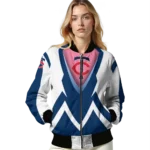 personalized minnesota twins v stripes navy white bomber jacket best selling
