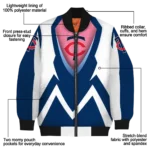 personalized minnesota twins v stripes navy white bomber jacket best selling