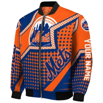 personalized new york mets star burst blue bomber jacket best selling