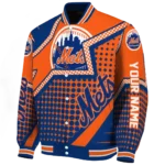personalized new york mets star burst blue varsity jacket best selling