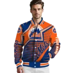 personalized new york mets star burst blue varsity jacket best selling