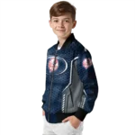 personalized new york yankees power plate navy bomber jacket best selling