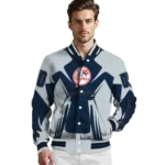 personalized new york yankees spider mark navy varsity jacket best selling