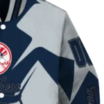 personalized new york yankees spider mark navy varsity jacket best selling