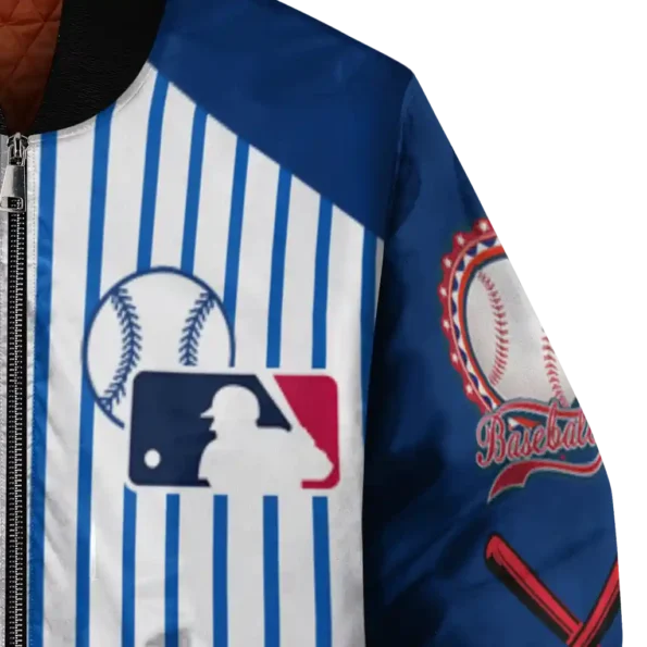 personalized philadelphia phillies eagle baseball blue white bomber jacket premium grade