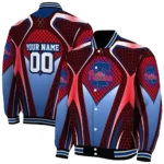 personalized philadelphia phillies mesh chest red crocs black varsity jacket best selling