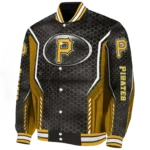 personalized pittsburgh pirates power plate black varsity jacket best selling