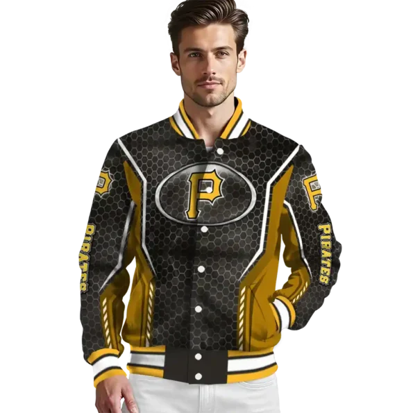 personalized pittsburgh pirates power plate black varsity jacket high quality