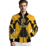 personalized pittsburgh pirates spider mark black yellow crocs bomber jacket best selling