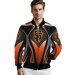 personalized san francisco giants mesh chest black crocs black bomber jacket best selling
