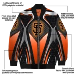 personalized san francisco giants mesh chest black crocs black bomber jacket best selling